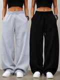Baggy Wide-Leg Sweatpants