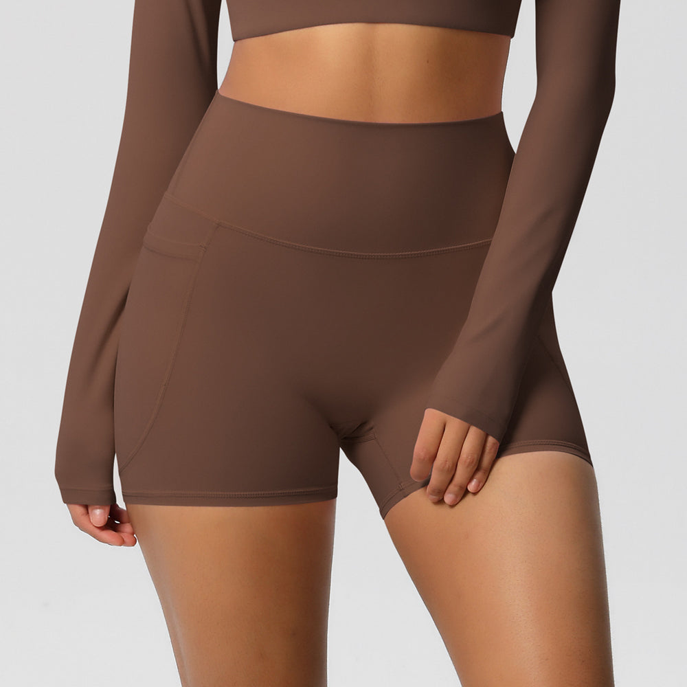 High-Waist Biker Shorts – 4 Pack