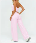 Cami + Flare Wide-Leg Pants Set