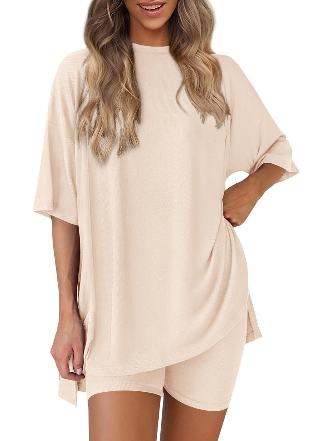 Oversized Tee + Shorts 2-Piece Set